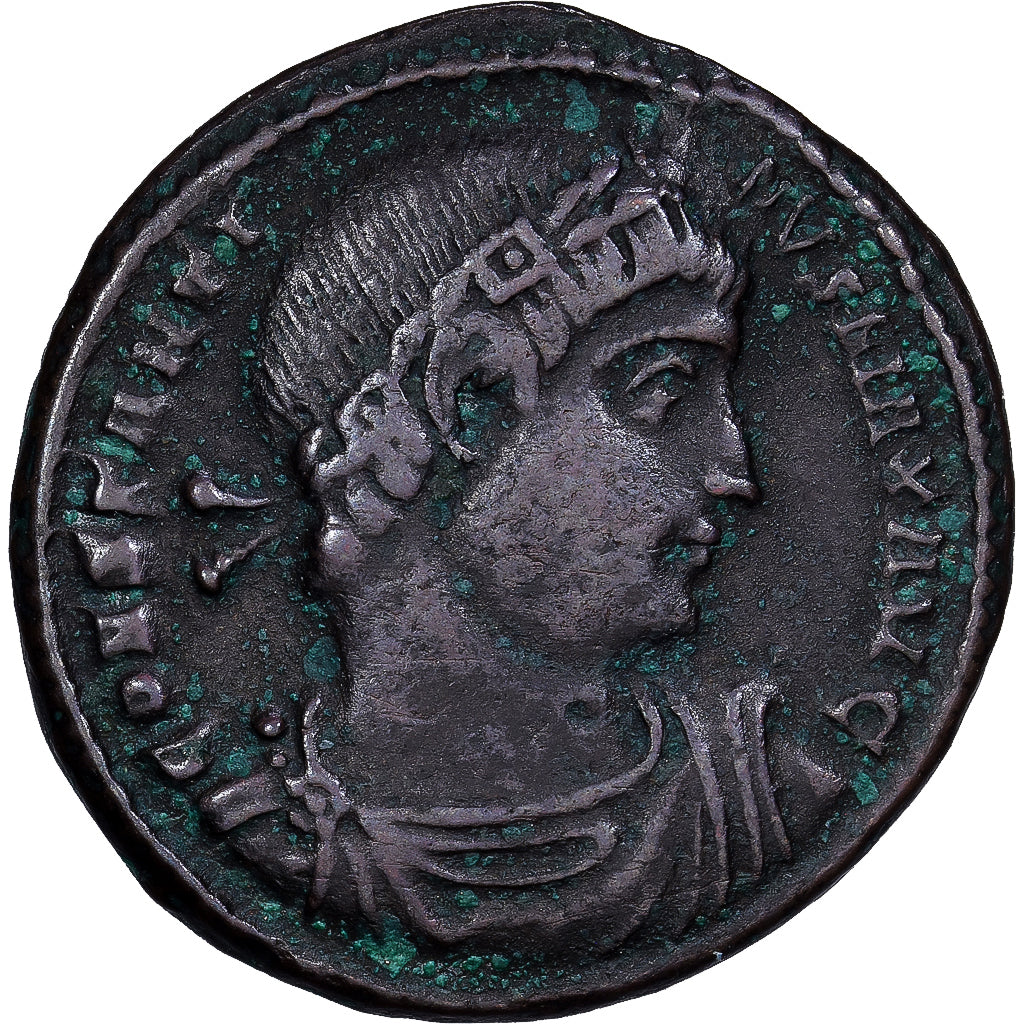 Roman Empire, Constantine I, Follis, 330-333, Constantinople, Bronzo, BB, RIC:59