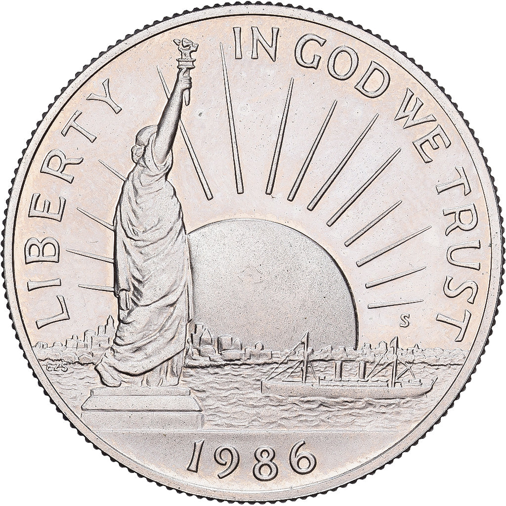 Verenigde Staten, Half Dollar, 1986, San Francisco, Copper-Nickel Clad Copper