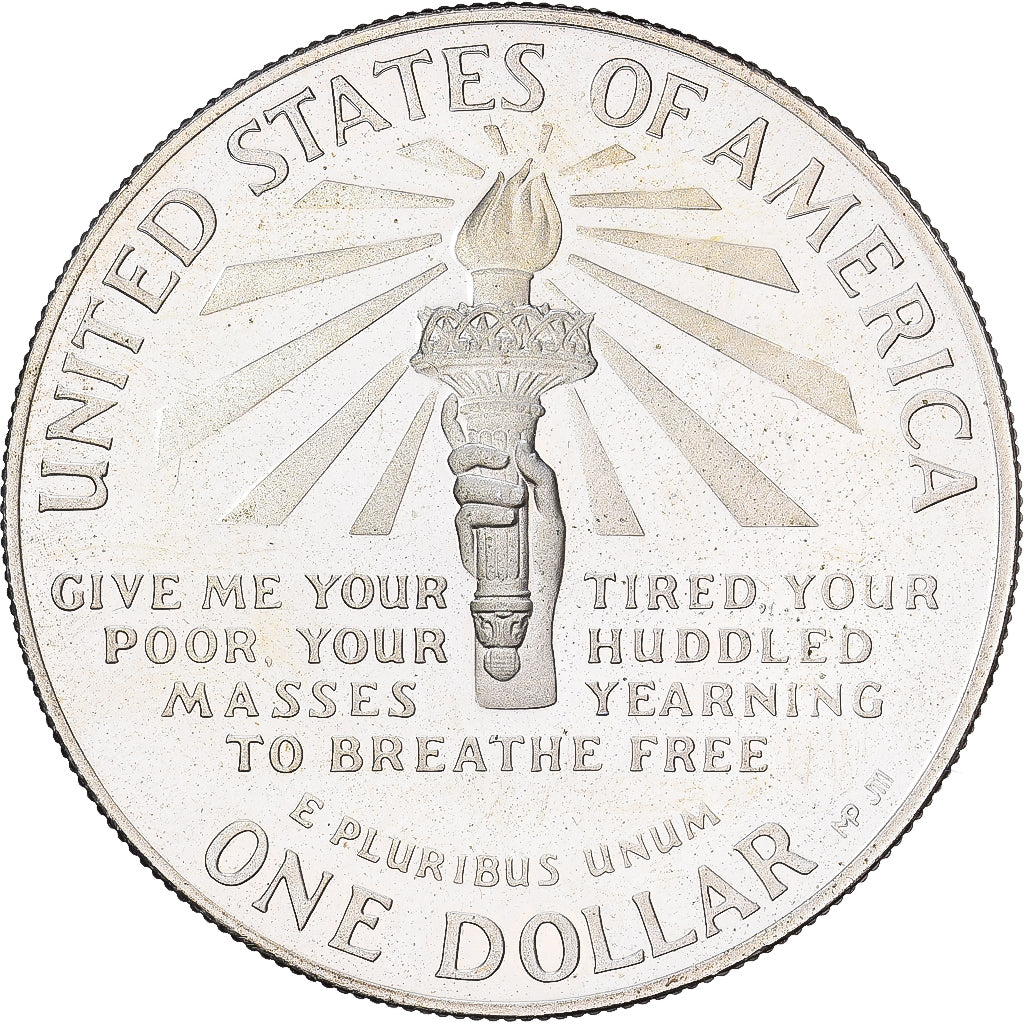 Verenigde Staten, Dollar, 1986, San Francisco, Zilver, PR+, KM:214
