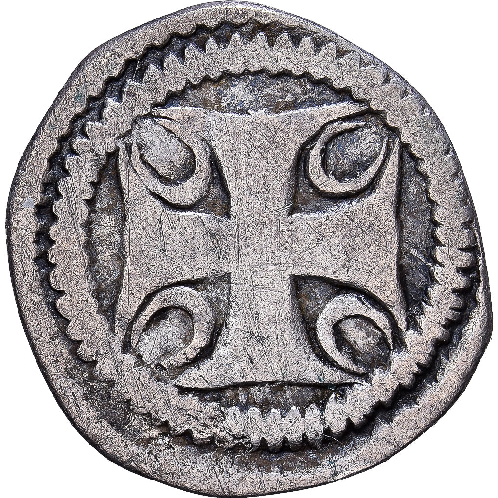 Comté de Hainaut, Maille, 1205-1244, Valenciennes, Billon, TTB, Boudeau:2085