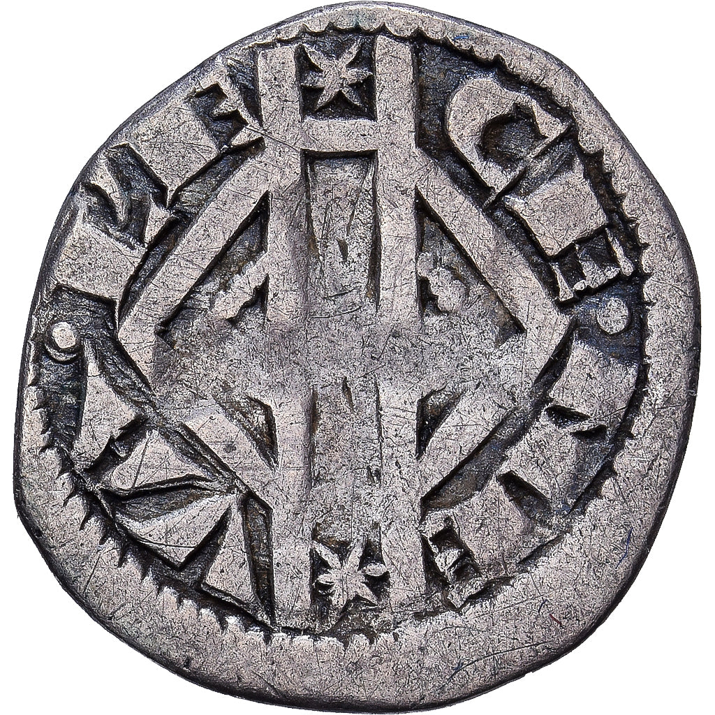 Comté de Hainaut, Maille, 1205-1244, Valenciennes, Billon, TTB, Boudeau:2085