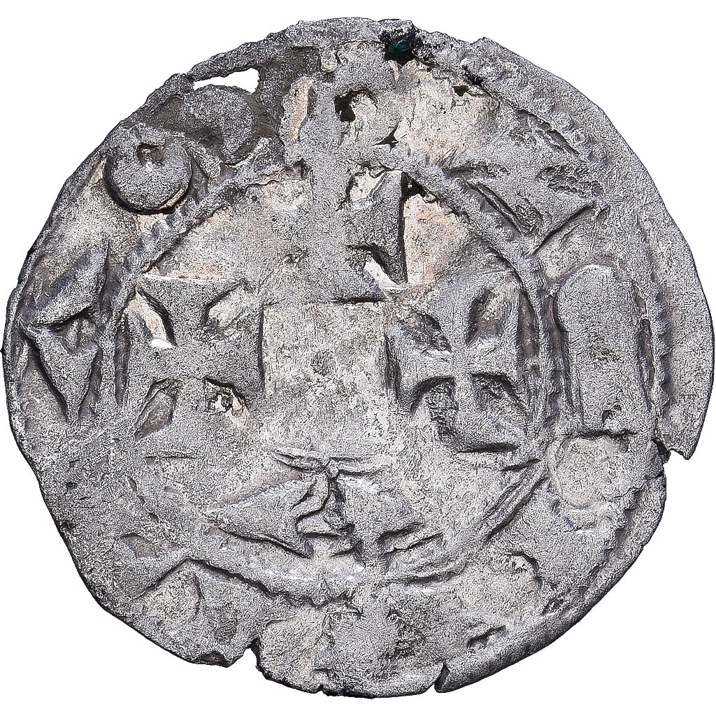 Francia, Denier, 1240-1260, Cahors, Biglione, BB, Boudeau:782