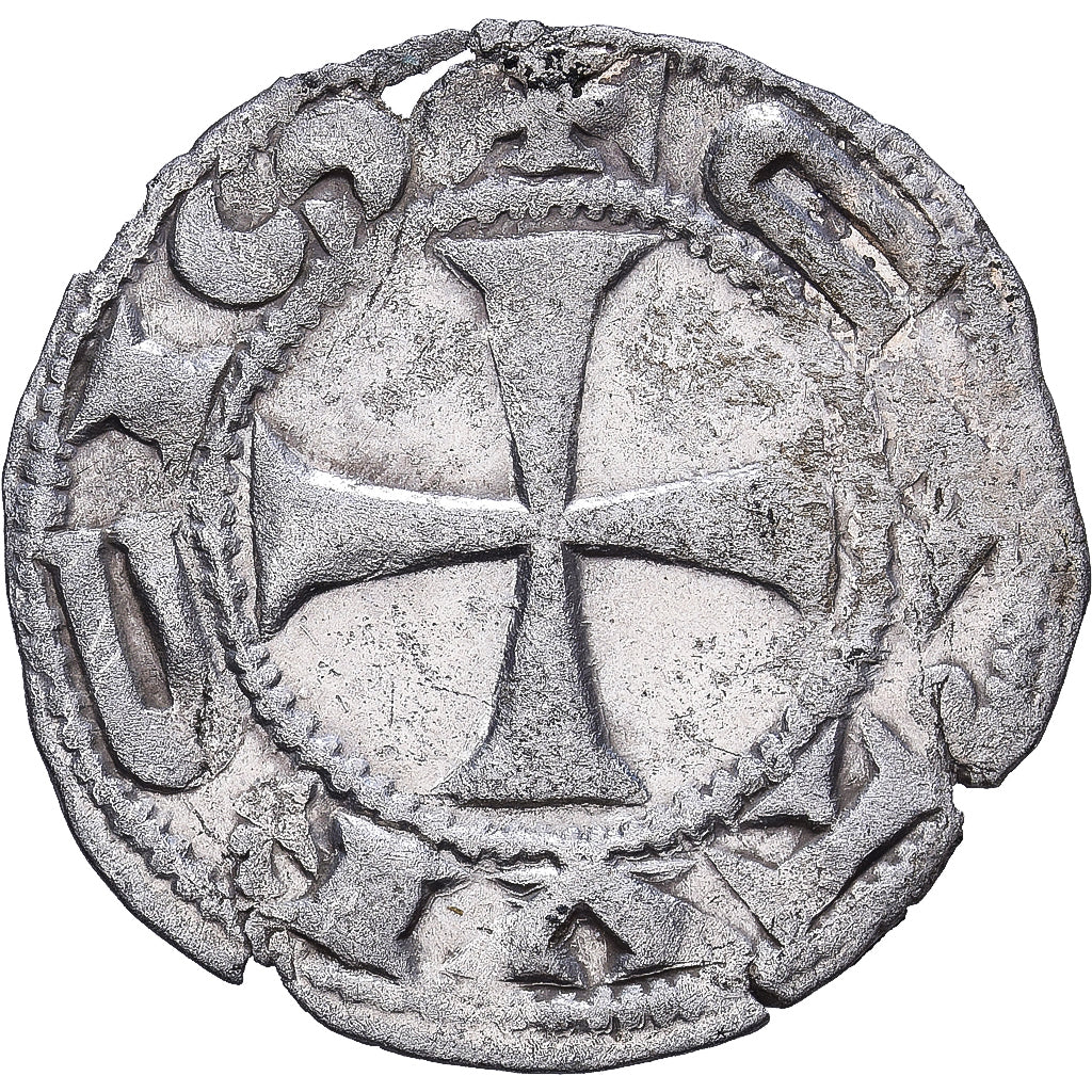 Francia, Denier, 1240-1260, Cahors, Biglione, BB, Boudeau:782