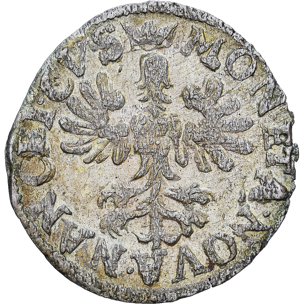 Duchy of Lorraine, Henri II, Double Denier, Nancy, Silber, SS, Boudeau:1550
