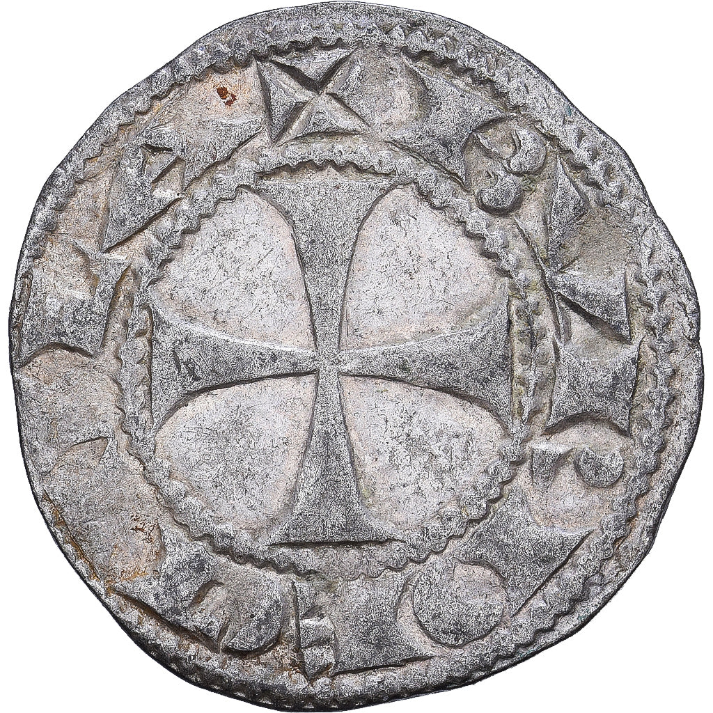 Duchy of Aquitaine, Guillaume X, Denarius, Bordeaux, Biglione, BB, Boudeau:464
