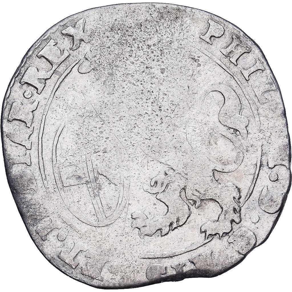 Spanish Netherlands, Escalin, 1629, Brussels, Silver, VF(20-25)