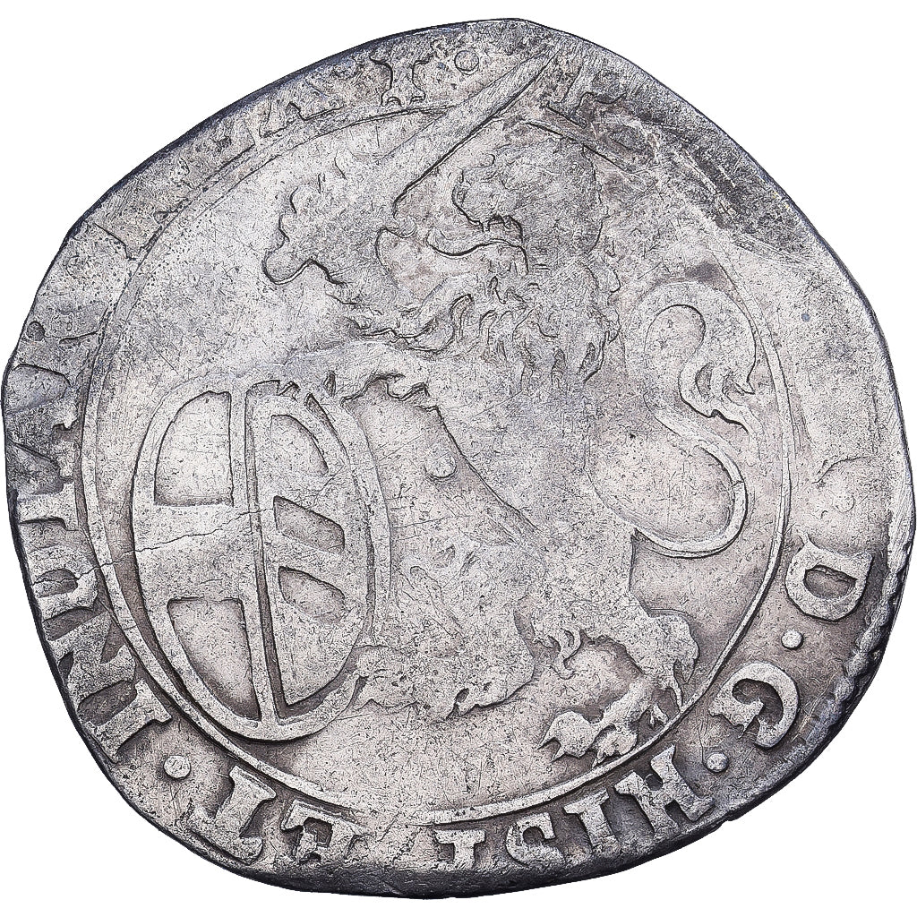 Países Bajos españoles, Escalin, 1624, Bois-Le-Duc, Plata, BC+, GH:333-4