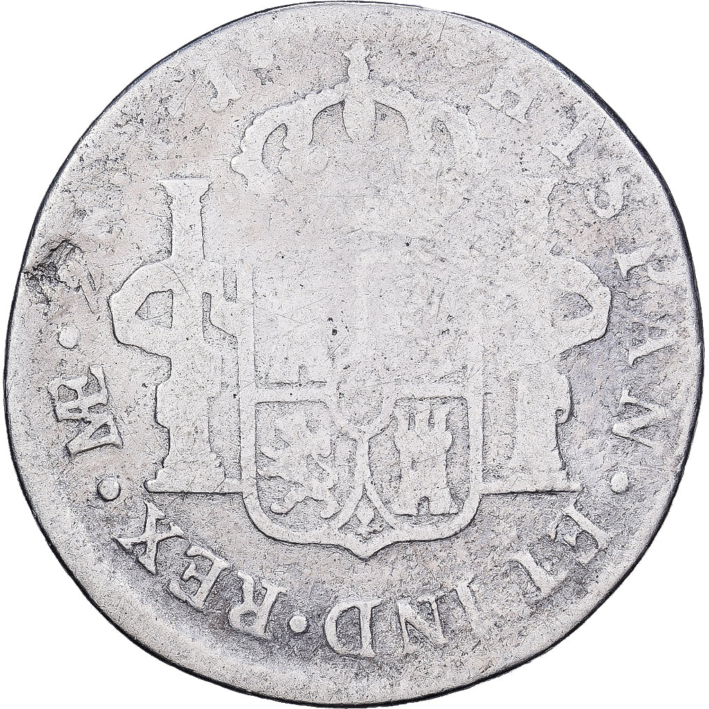 Peru, 2 Reales, 1803, Lima, Silver, VF(20-25), KM:95
