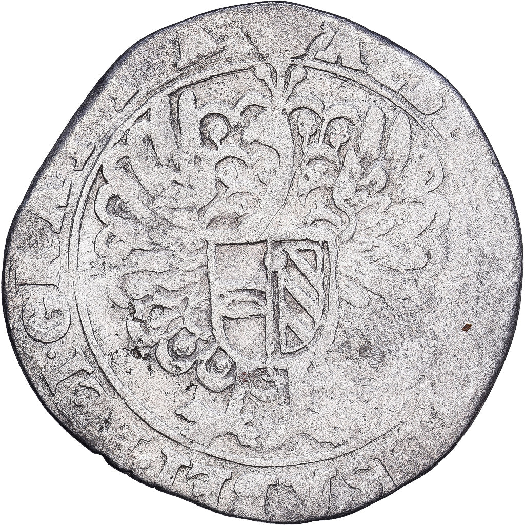 Países Baixos Espanhóis, Albert & Isabella, Escalin, 1620, Antwerp, Prata