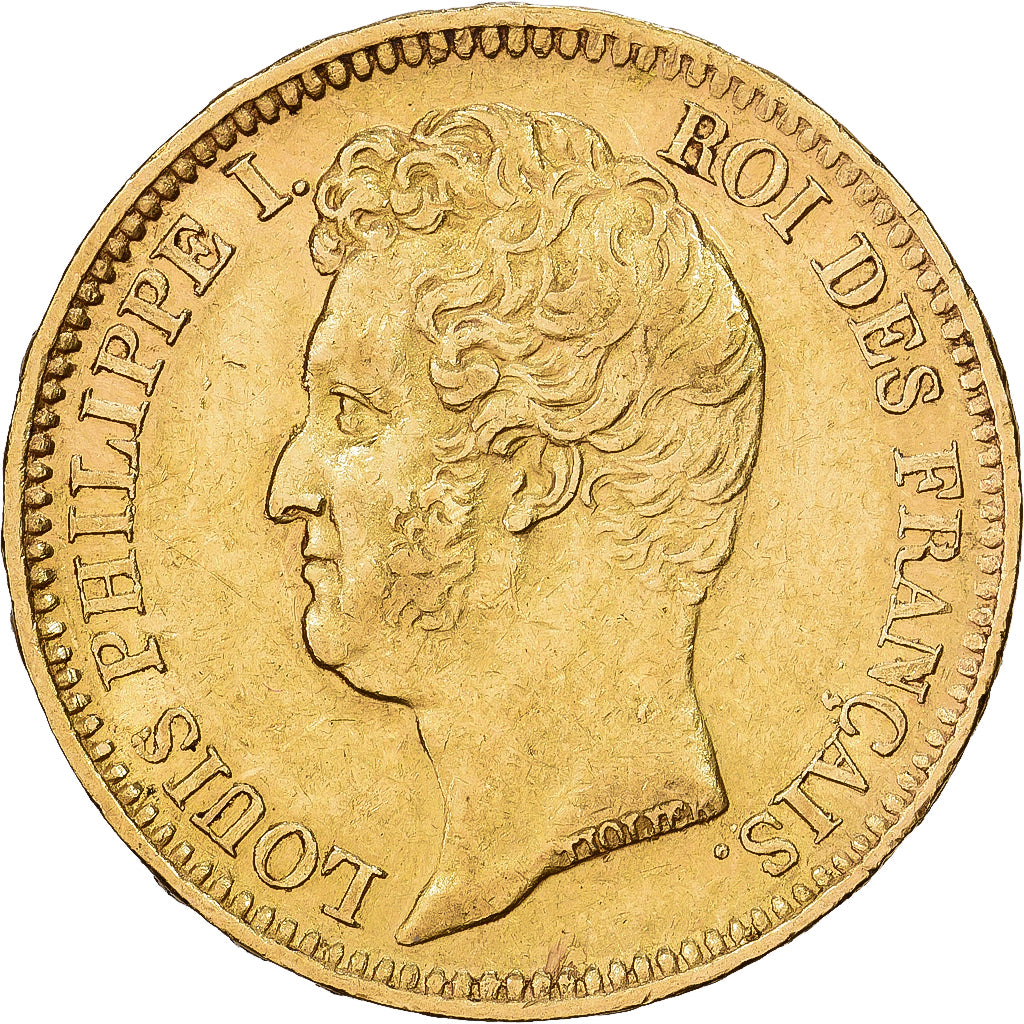 France, 20 Francs, Louis-Philippe, 1831, Paris, Gold, EF(40-45), KM:739.1