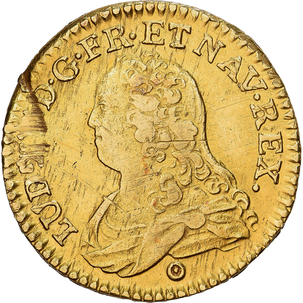 France, Louis XV, Louis d'Or, 1729, Tours, Gold, VF(30-35), Gadoury:340