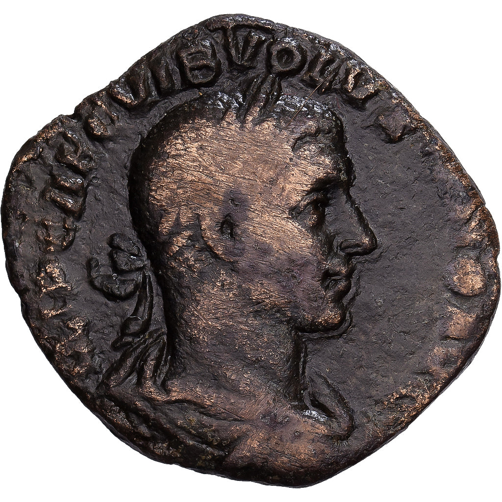 Roman Empire, Volusian, Sestercio, 252, Rome, Bronce, BC+