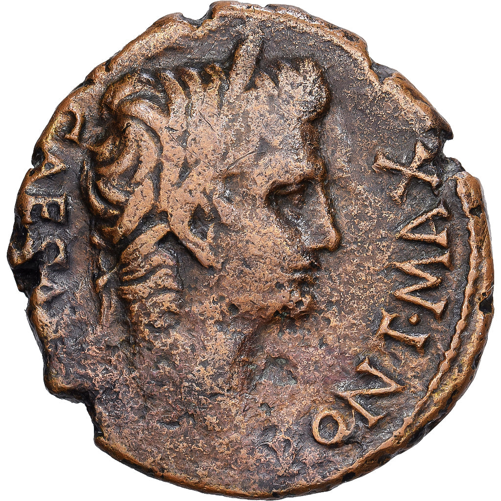 Roman Empire, Auguste, As, 7-3 BC, Lyon - Lugdunum, Bronce, BC+