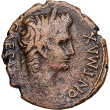 Roman Empire, Auguste, As, 7-3 BC, Lyon - Lugdunum, Bronce, BC+