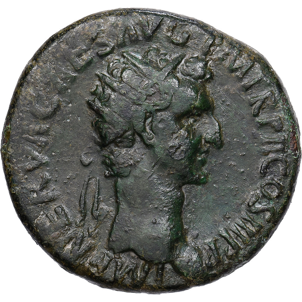 Roman Empire, Nerva, Dupondius, 97, Rome, Bronze, VF(30-35)