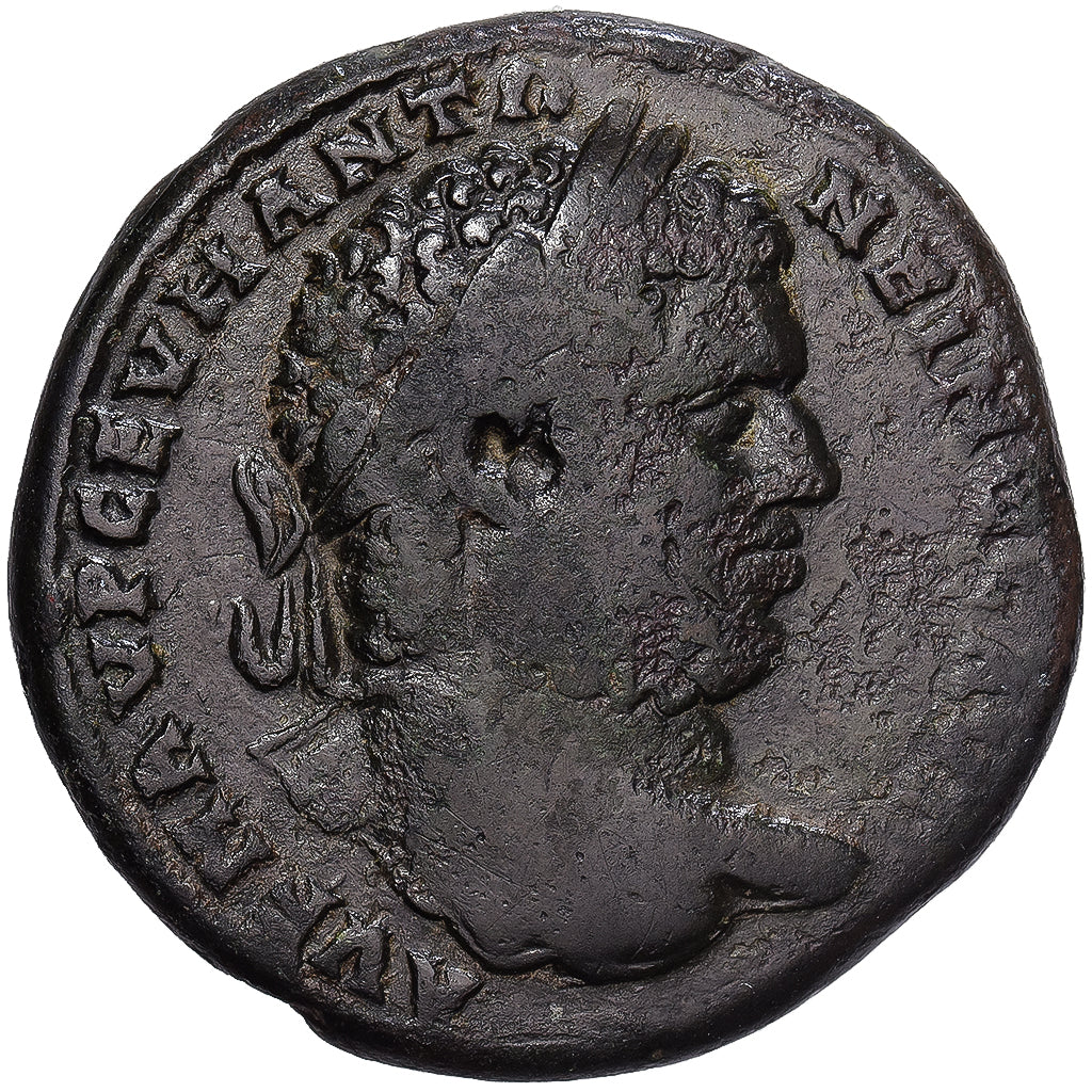 Thrace, Caracalla, Pentassaria, 215-217, Philippopolis, Bronze, VF(30-35)