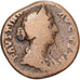 Roman Empire, Faustina II, Sestertius, 161, Rome, Brązowy, VF(20-25)