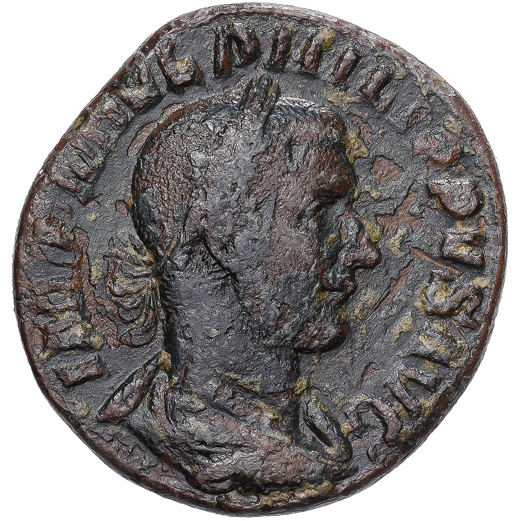 Roman Empire, Philip I, Sestertius, 244, Rome, Brązowy, VF(30-35)