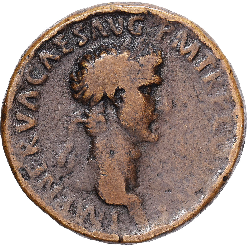 Roman Empire, Nerva, Sestertius, 97, Rome, Bronzen, FR+