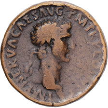 Roman Empire, Nerva, Sestertius, 97, Rome, Brązowy, VF(30-35)
