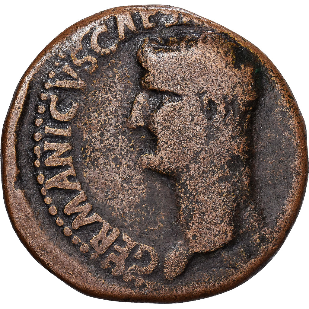 Roman Empire, Germanicus, As, 37-38, Rome, Bronze, TB+