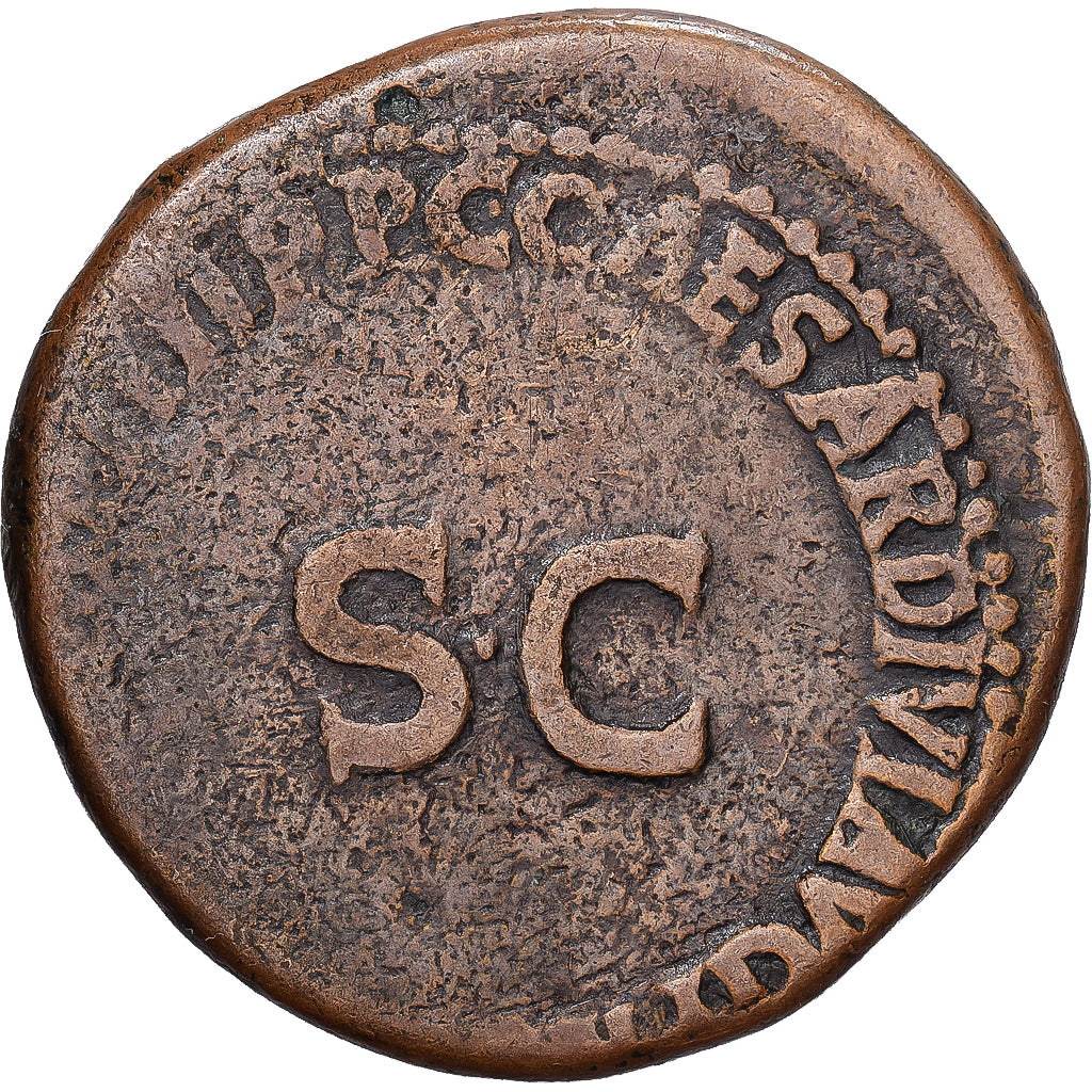 Roman Empire, Germanicus, As, 37-38, Rome, Bronze, TB+