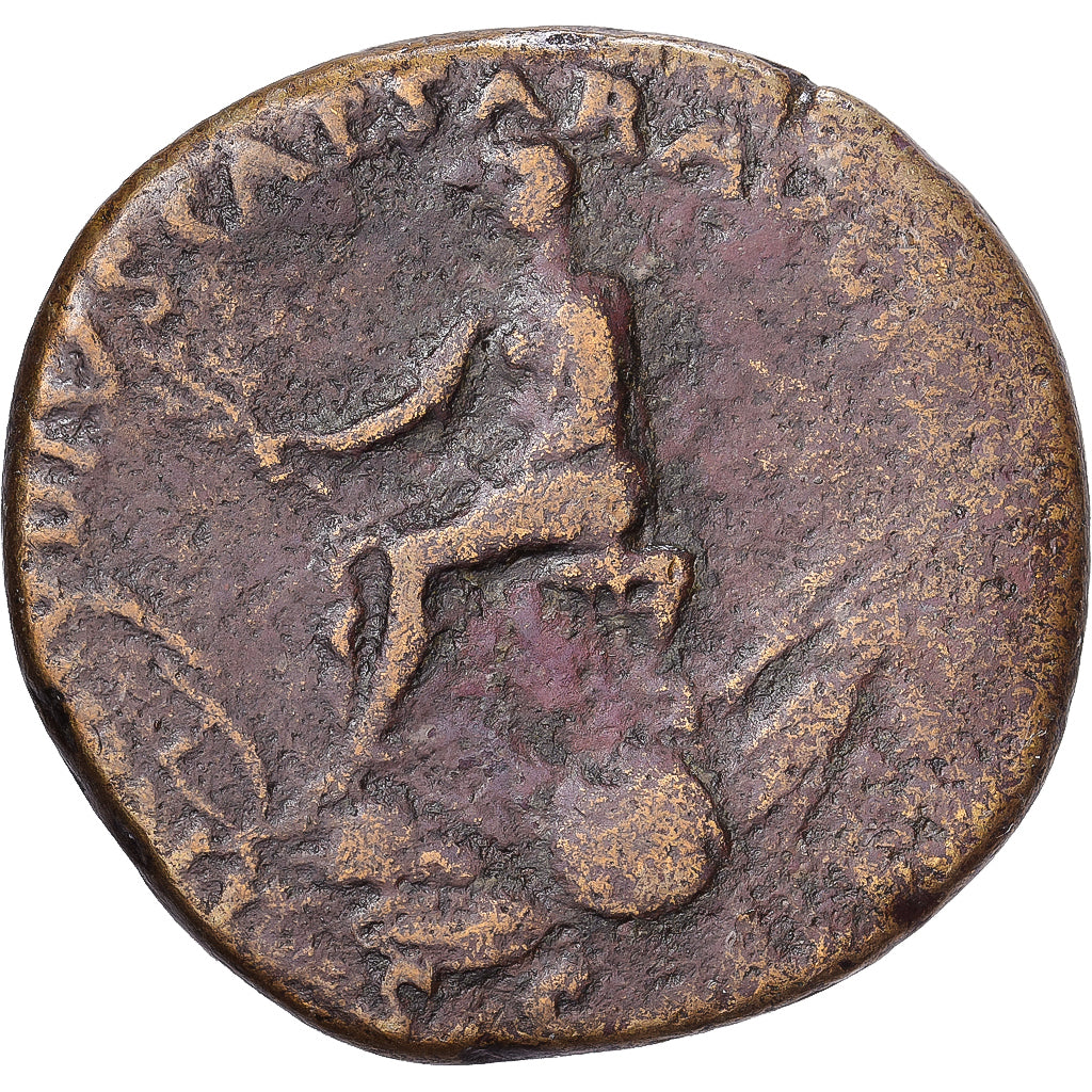 Roman Empire, Nero Claudius Drusus, Sestertius, 50-54, Rome, Bronzen, FR+