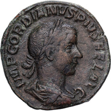 Roman Empire, Gordian III, Sestertius, 241, Rome, Brązowy, EF(40-45)