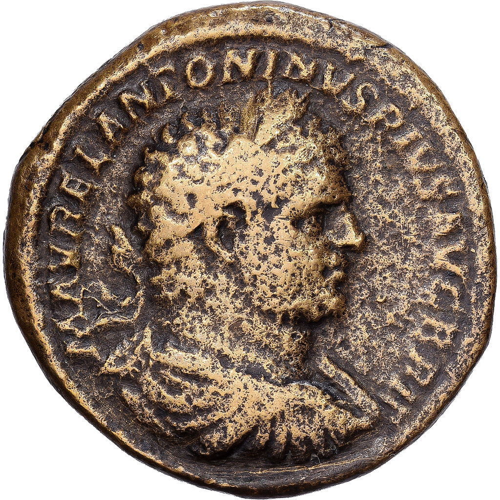 Roman Empire, Caracalla, Sestertius, 213, Rome, Bronzen, FR+