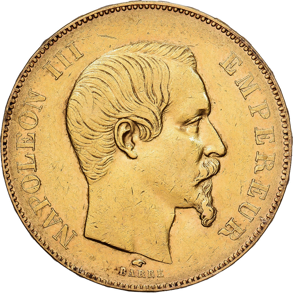 France, Napoléon III, 50 Francs, 1857, Paris, Or, TTB, KM:785.1