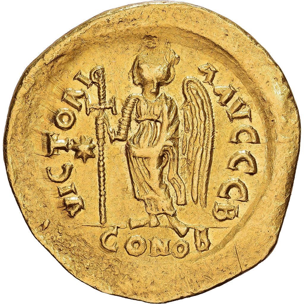 Byzantine Empire, Justin I, Solidus, 518-522, Constantinople, Gold, VZ
