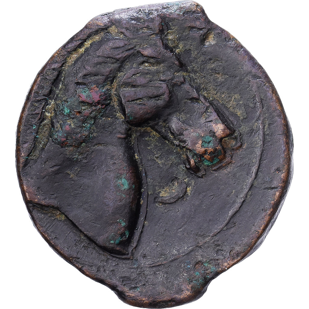 Zeugitana, Æ Unit, 300-264 BC, Carthage, Bronzo, BB