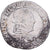 France, Henri III, 1/4 Franc, 1590, Toulouse, Silver, VF(30-35)