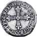 France, Henri III, 1/4 Ecu, 1582, Nantes, Silver, VF(20-25)