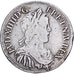 França, Louis XIV, 1/2 Écu à la mèche longue, 1647, Paris, Prata, VF(20-25)