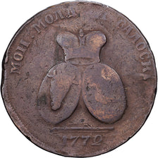 Moldova, 2 Para 3 Kopeck, 1772, Copper, VF(20-25), KM:Pn7