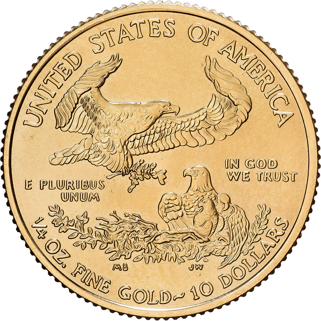 United States, 10 Dollars, 1/4 Oz, 2019, Philadelphia, Gold, MS64