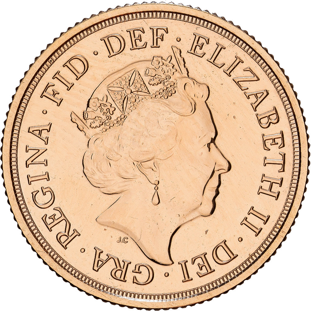 Gran Bretaña, Sovereign, 2019, British Royal Mint, Oro, EBC+