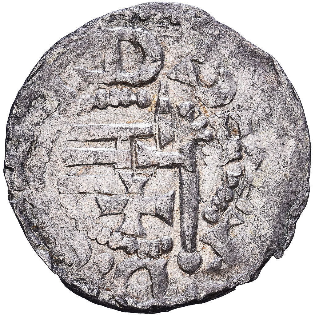 France, Obol, Xth Century, Soissons, ABBAYE SAINT-MÉDARD, Silver, EF(40-45)