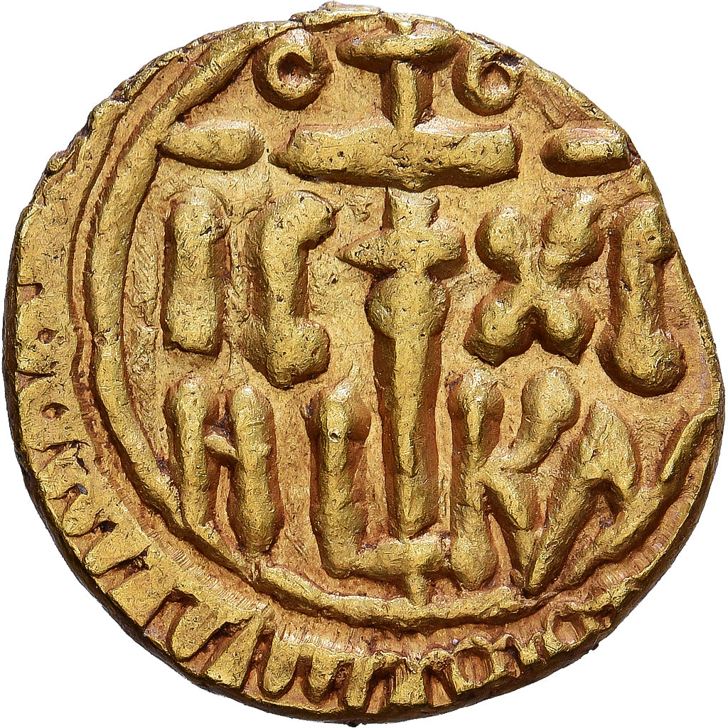 Kingdom of Sicily, Roger II, Tari, after 1140, Messina, Gold, EF(40-45)