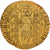 County of Provence, Jeanne de Naples, Franc à pied, ca. 1372, Avignon, Dourado