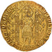 County of Provence, Jeanne de Naples, Franc à pied, ca. 1372, Avignon, Gold
