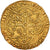 County of Provence, Jeanne de Naples, Franc à pied, ca. 1372, Avignon, Dourado