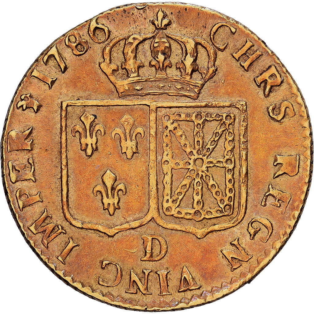 Frankrijk, Louis XVI, Louis d'Or, 1786, Lyon, Goud, ZF, KM:591.5