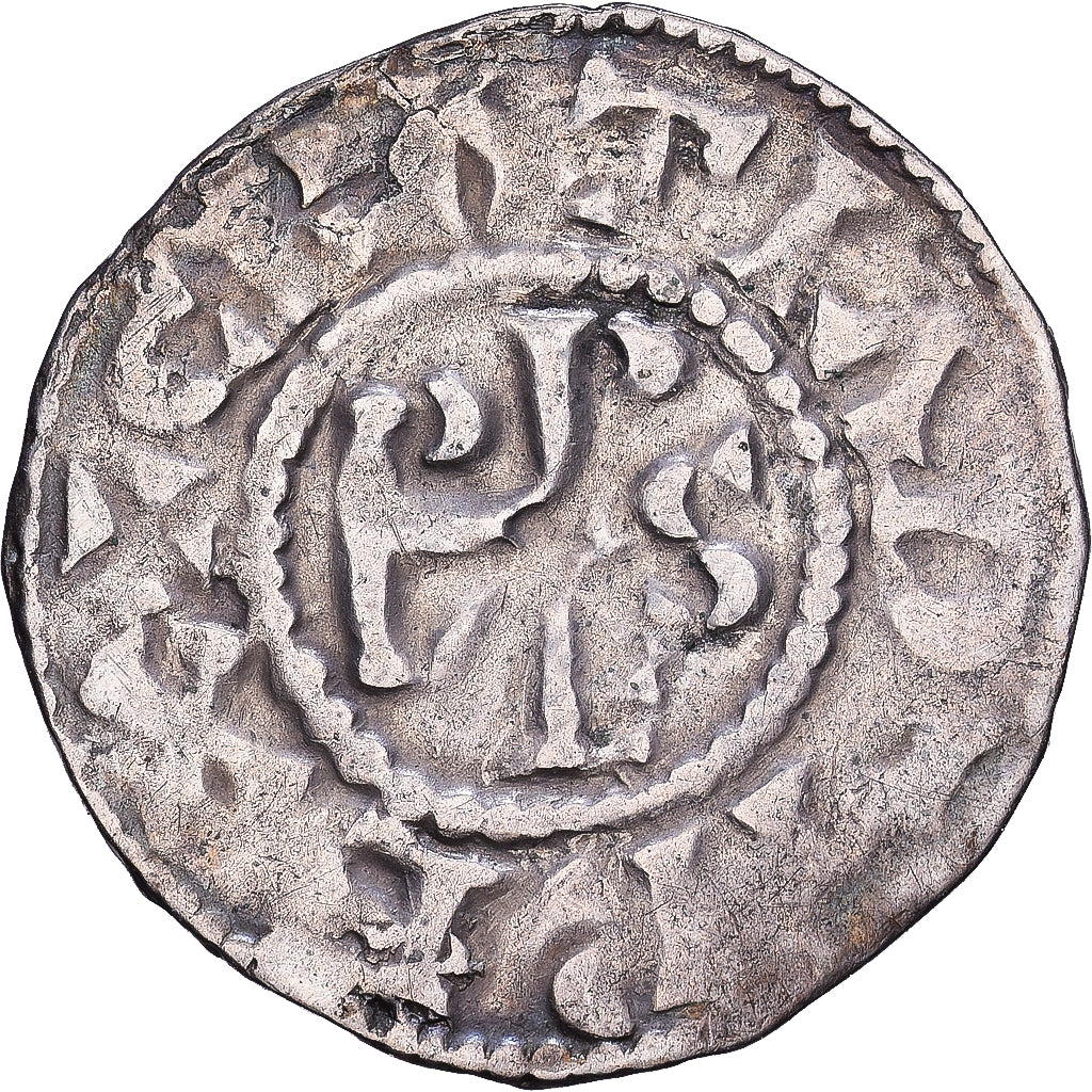 France, Raoul, Denier, 923-936, Orléans, Argent, TTB