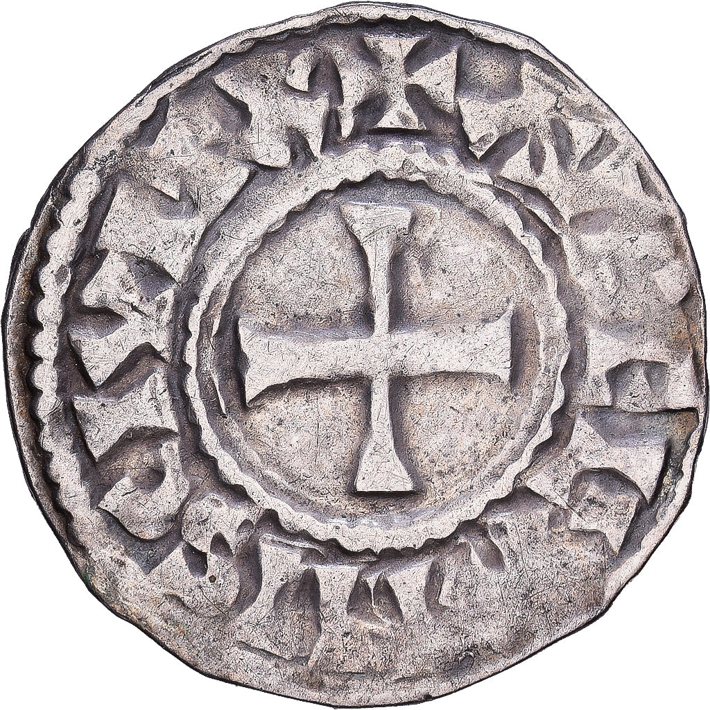 France, Raoul, Denier, 923-936, Orléans, Argent, TTB