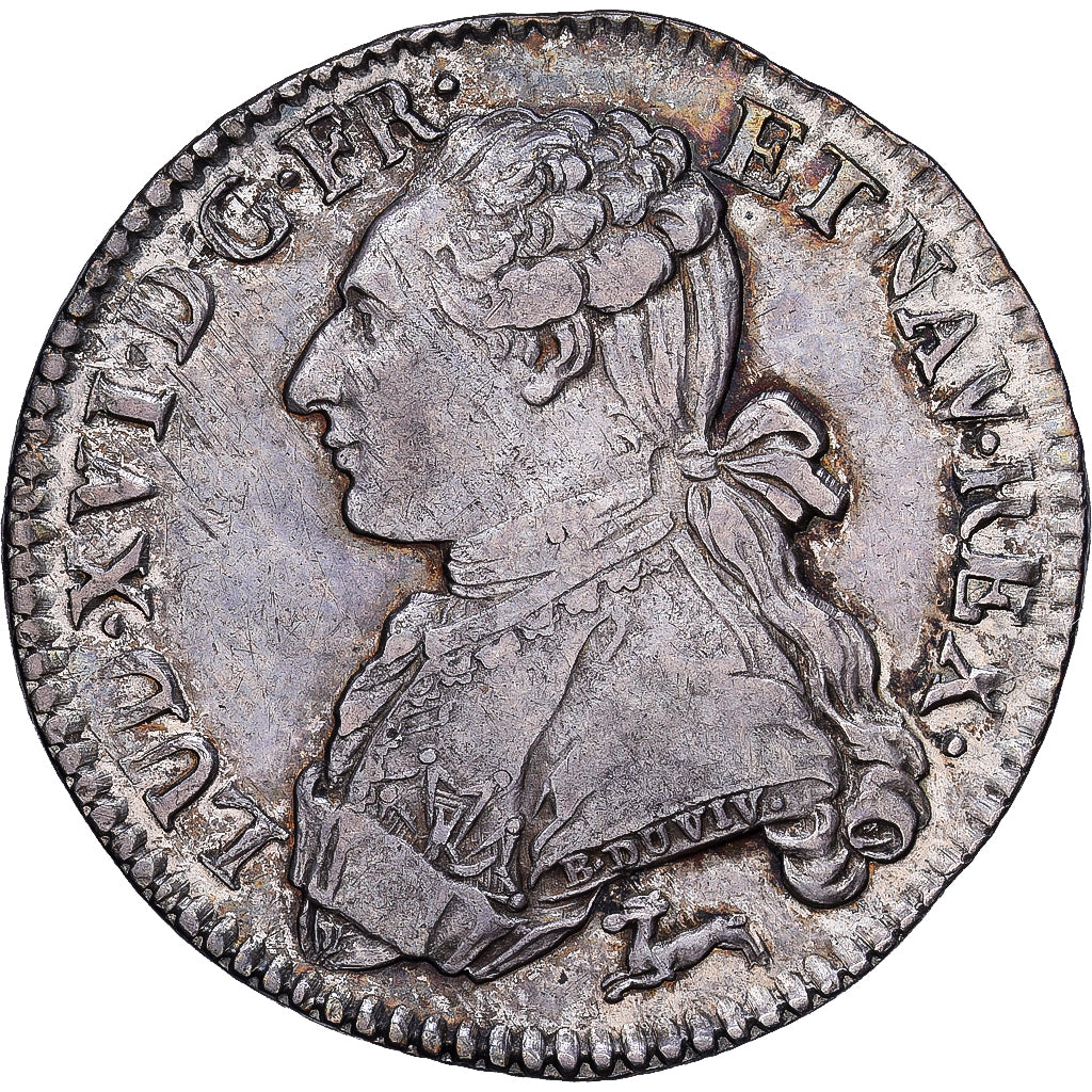 Francia, Louis XVI, 1/5 Écu aux branches d'olivier, 1786, Orléans, Argento