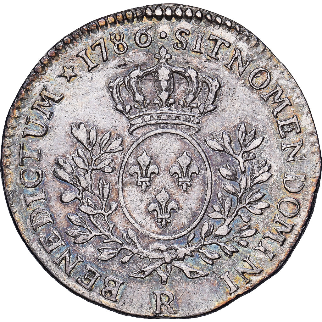 Francia, Louis XVI, 1/5 Écu aux branches d'olivier, 1786, Orléans, Argento