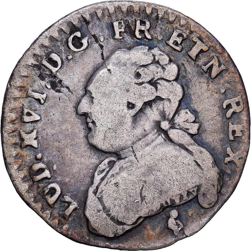 Frankreich, Louis XV, 1/20 Ecu aux branches d'olivier, 1783, Paris, Silber, S+