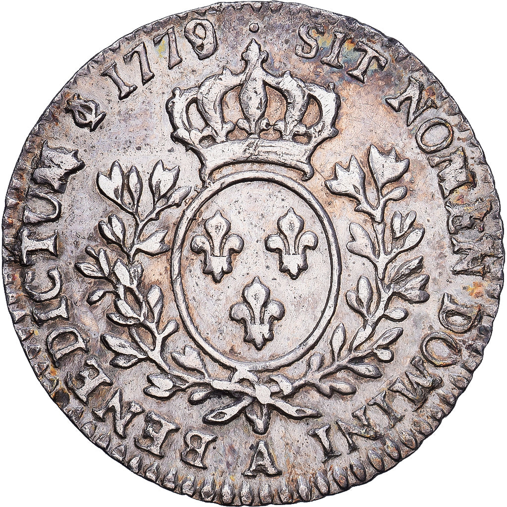 France, Louis XVI, 1/10 Écu aux branches d'olivier, 1779, Paris, Argent, TTB+